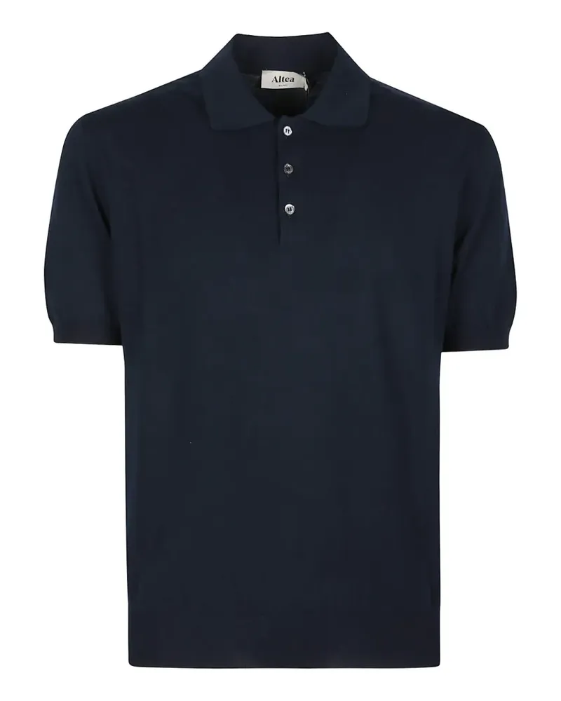 Altea button-up polo shirt - Blau Blau