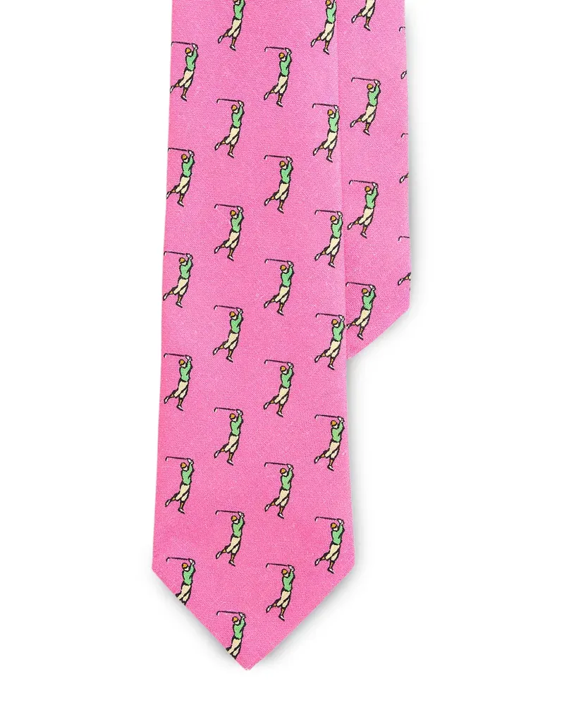 Ralph Lauren patterned tie - Rosa Rosa