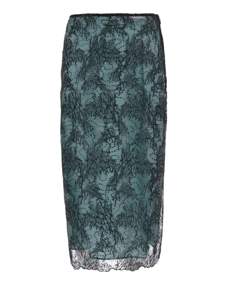 Semicouture Camilla Midirock mit Pailletten - Grün Grün