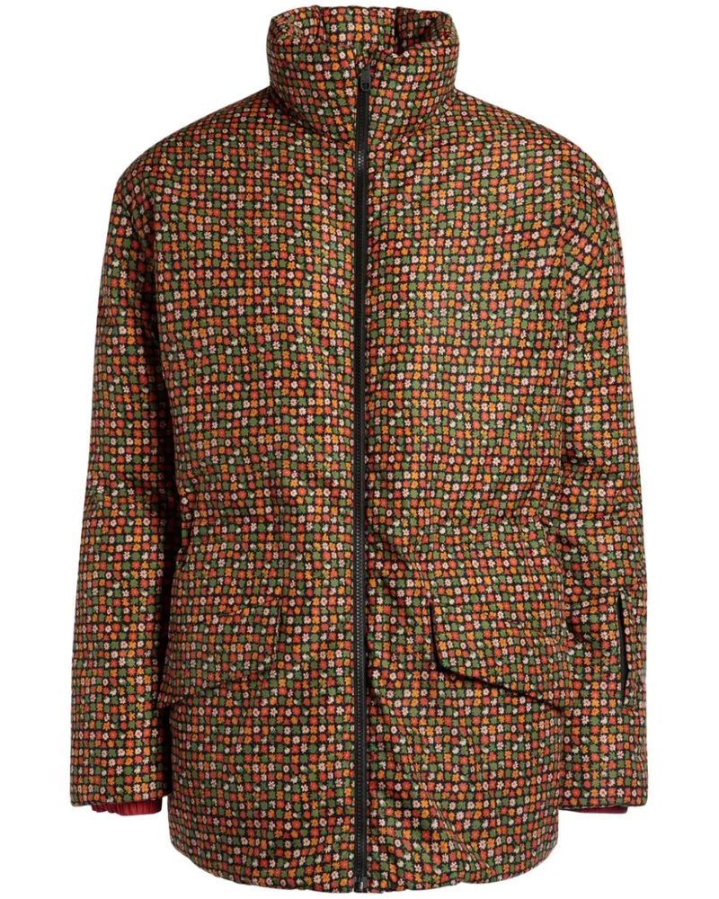 Bally Steppjacke mit Alpine Flower-Print - Braun Braun