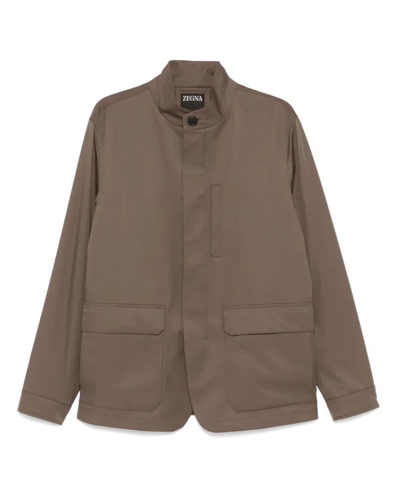 Ermenegildo Zegna Wasserabweisende Jacke - Braun Braun