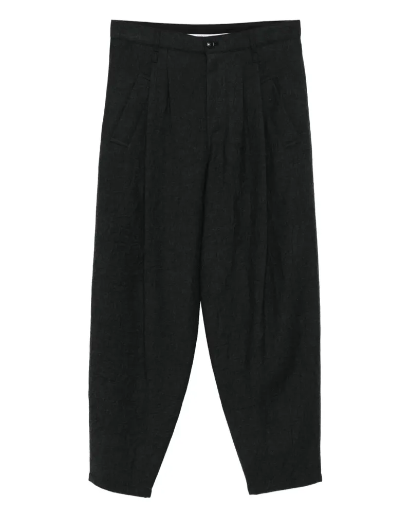 Giorgio Armani Hose mit Bundfalten - Grau Grau