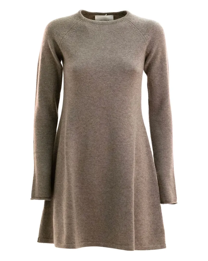 Lisa Yang Minikleid mit Raglanärmeln - Braun Braun