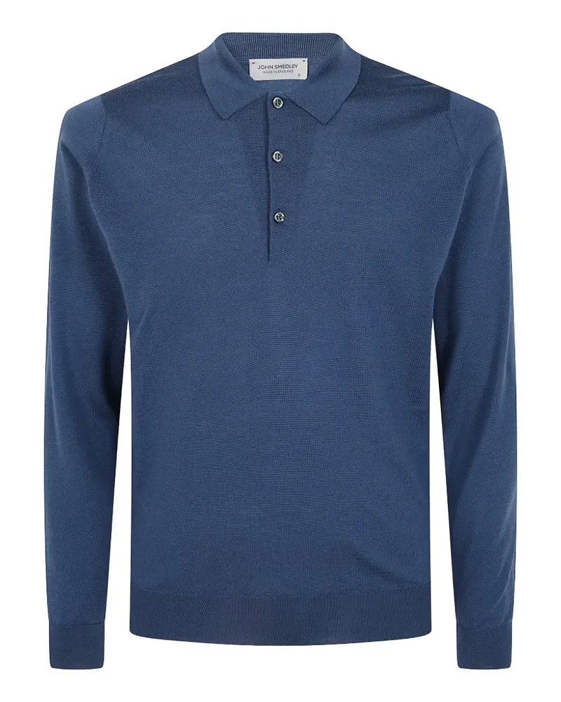 John Smedley Belper Poloshirt - Blau Blau