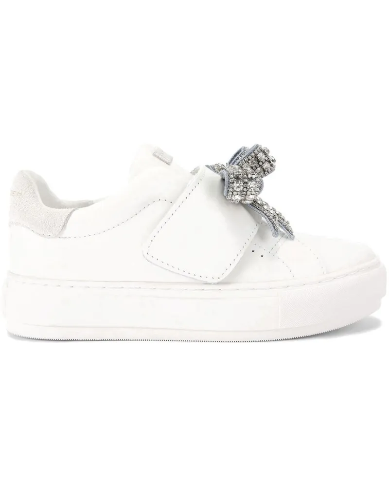 Kurt Geiger Laney Bow Sneakers - Weiß Weiß