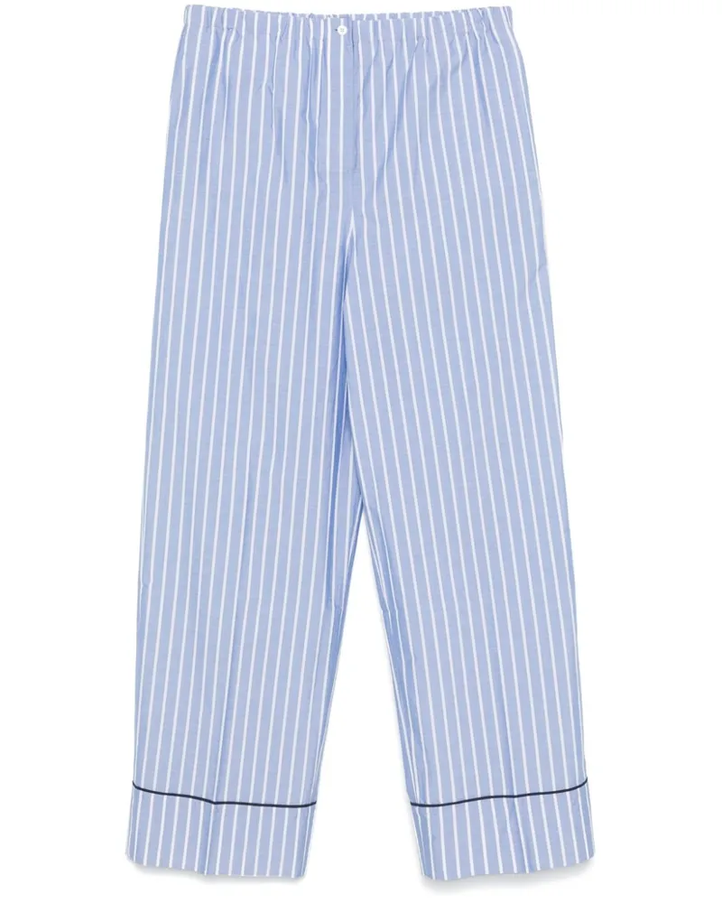Prada Gestreifte Hose - Blau Blau