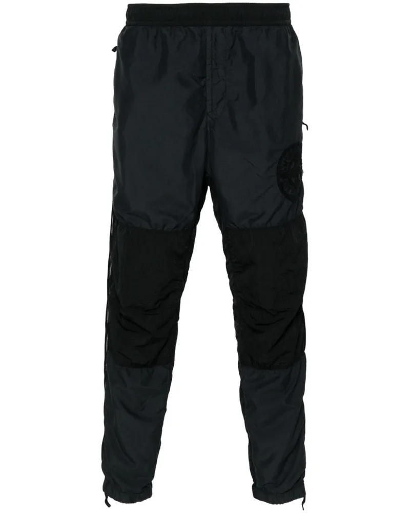 Stone Island Jogginghose mit Logo-Stickerei - Schwarz Schwarz