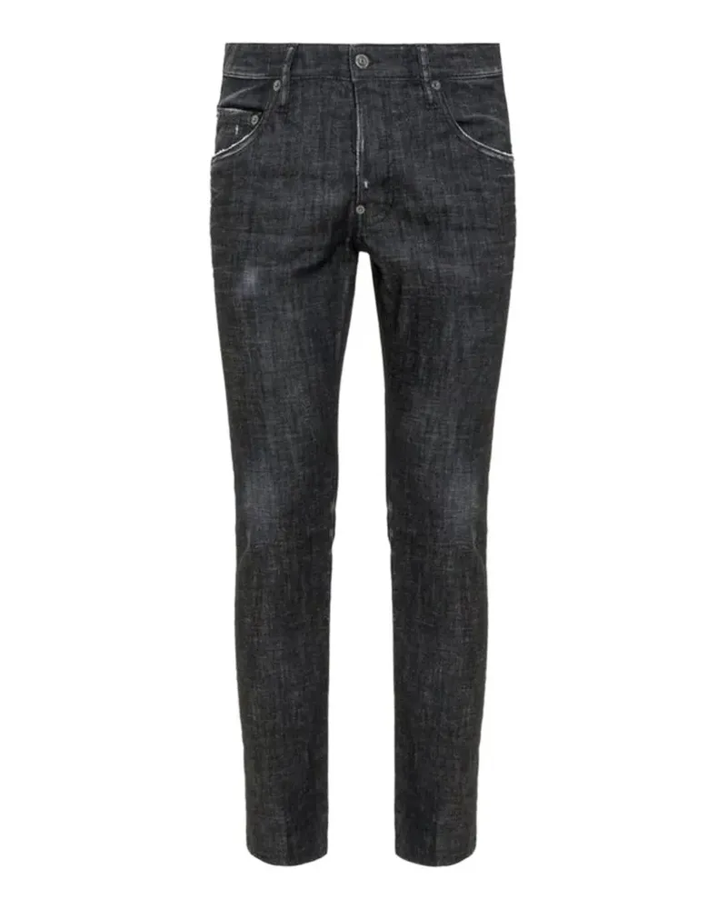 Dsquared2 distressed slim-fit jeans - Schwarz Schwarz