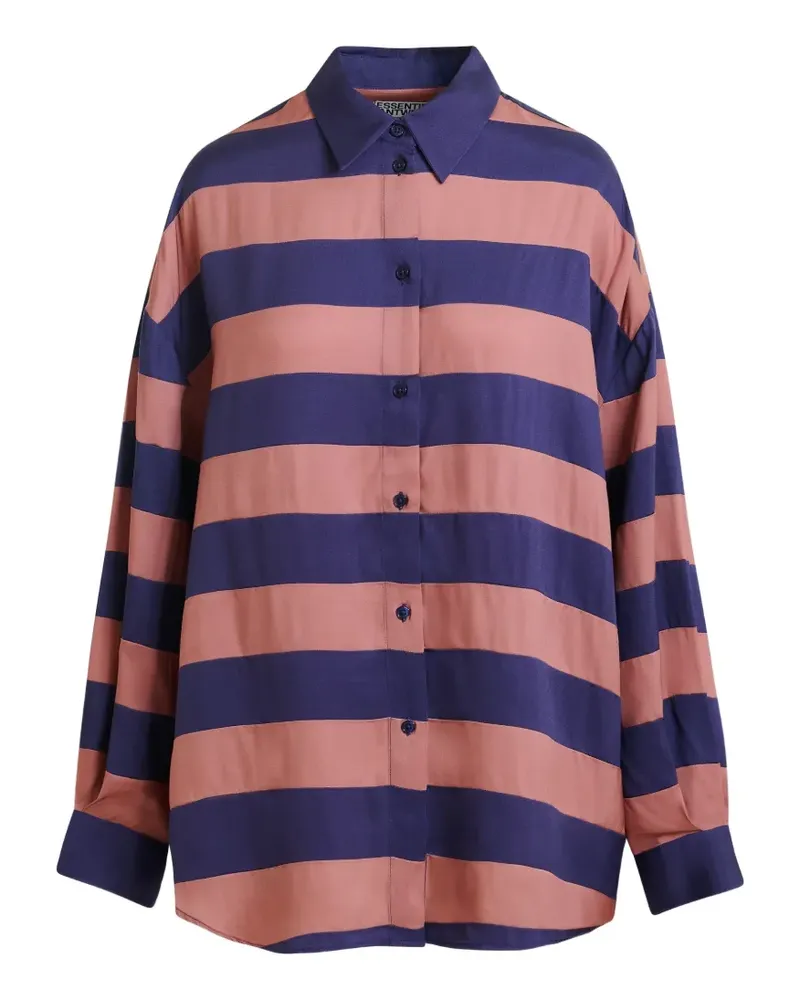Essentiel striped-pattern shirt - Blau Blau