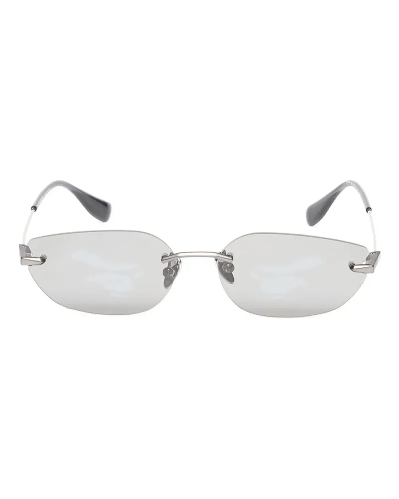 BAPE rimless sunglasses - Silber Silber