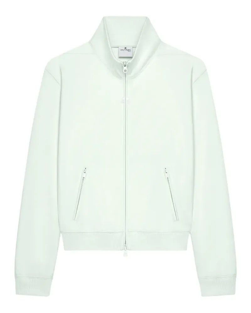 Courrèges Sweatshirt mit Reißverschlusstaschen - Weiß Weiß