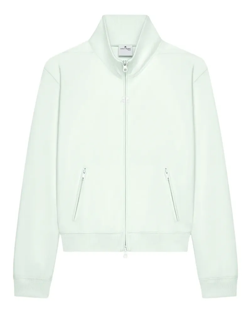 Courrèges Sweatshirt mit Reißverschlusstaschen - Weiß Weiß