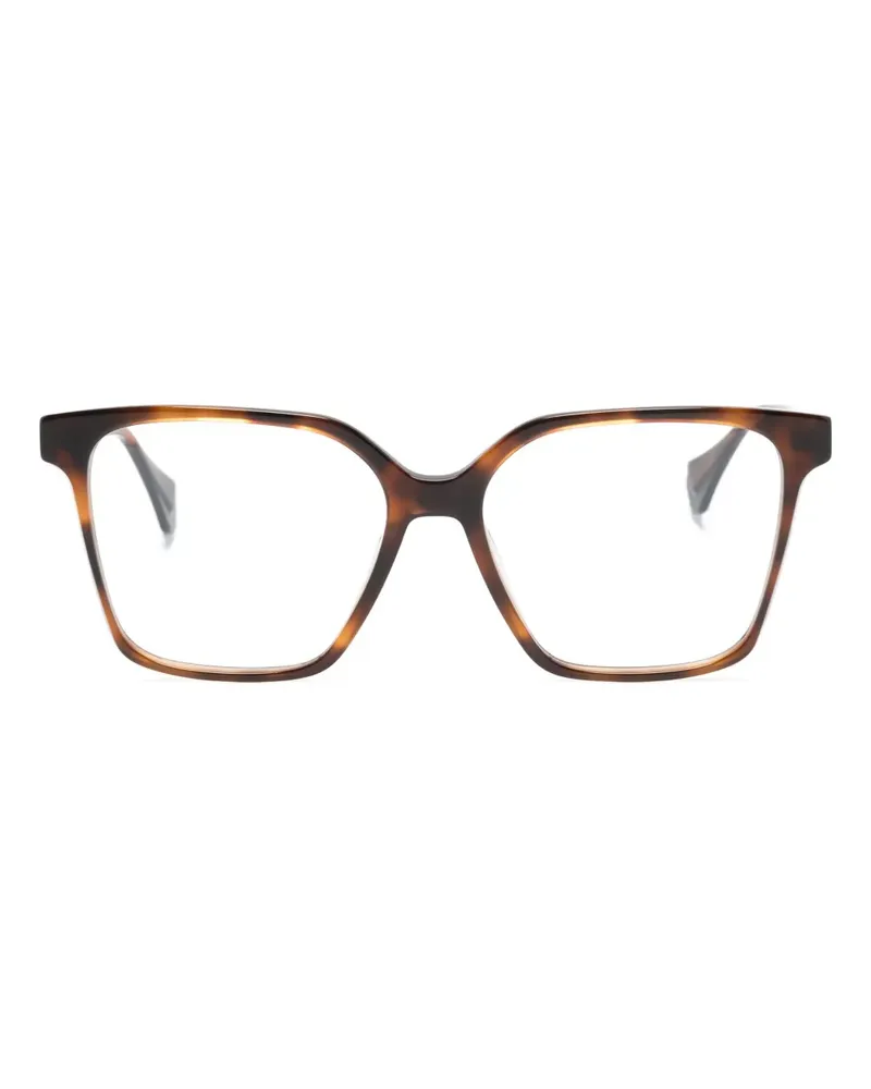 GIGI STUDIOS Tender Brille mit eckigem Gestell - Braun Braun