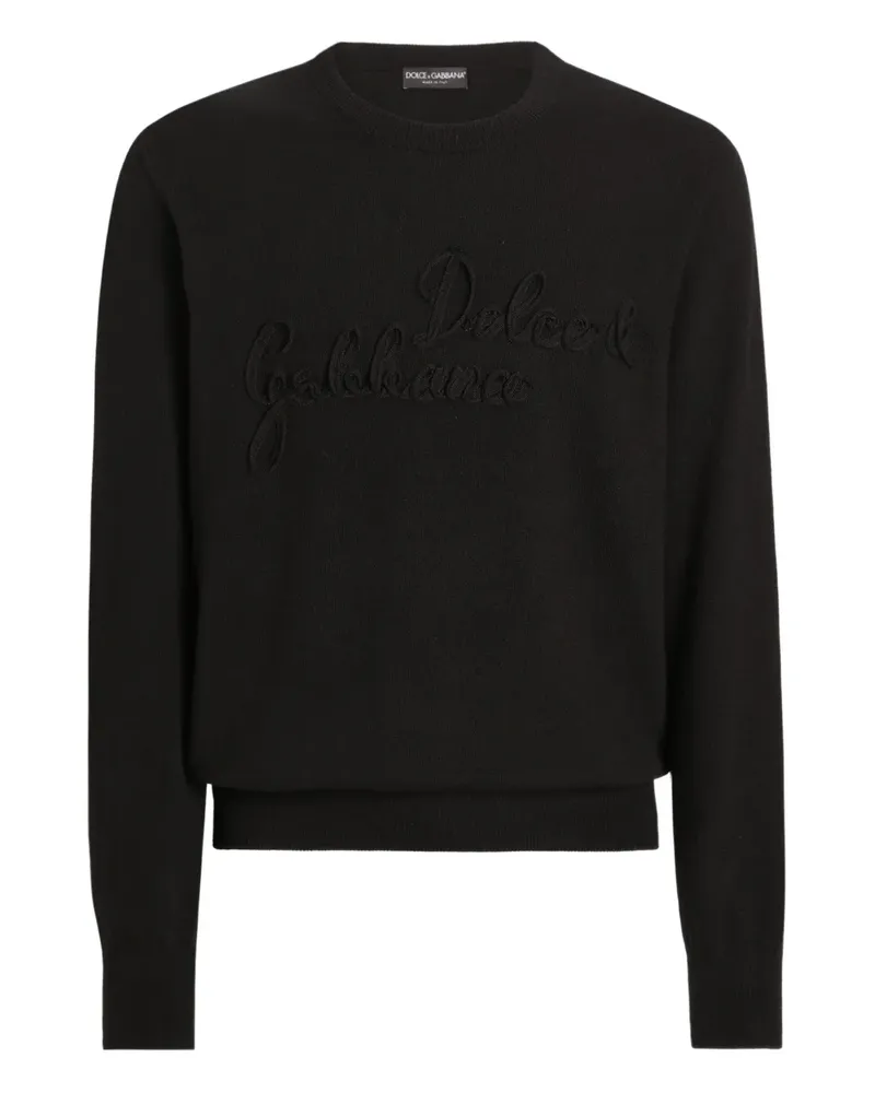 Dolce & Gabbana Pullover mit rundem Ausschnitt - Schwarz Schwarz