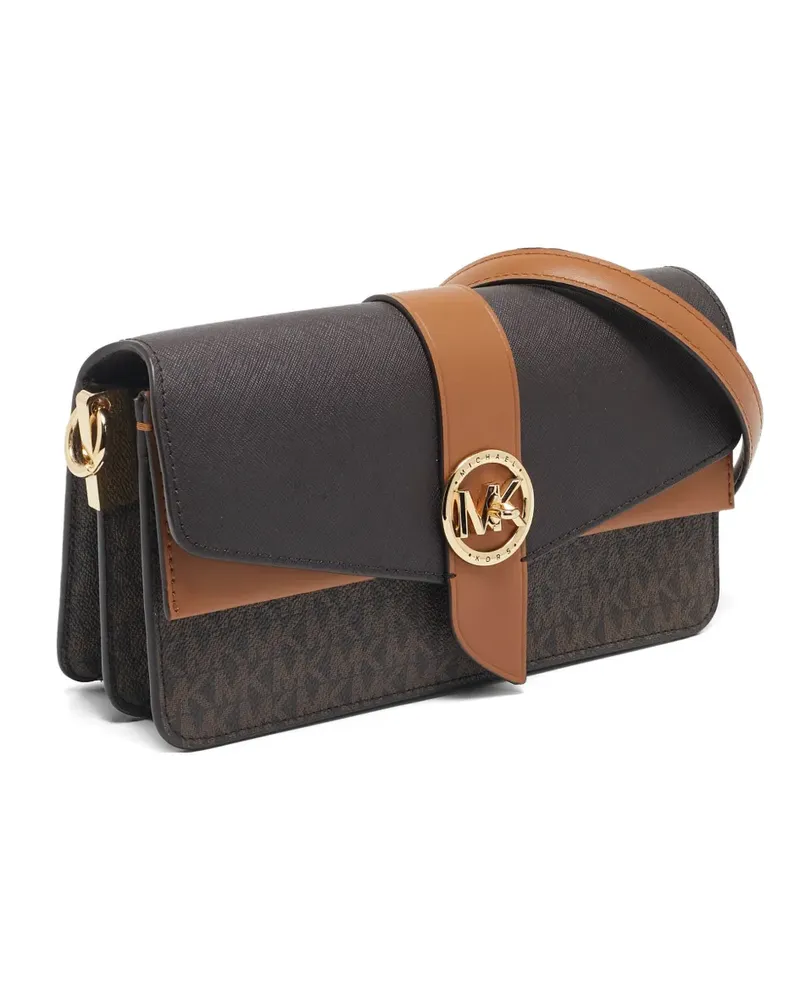 Michael Kors Greenwich Schultertasche - Braun Braun
