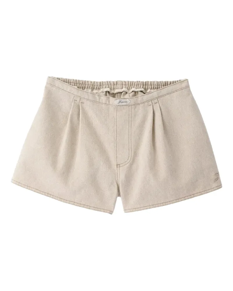 Jacquemus pleated shorts - Nude Nude