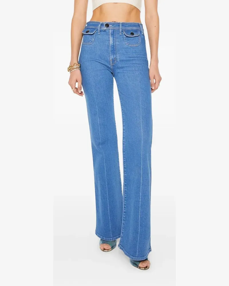 Mother Pocketbook Hustler Roller Heel jeans - Blau Blau