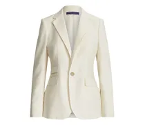 button-fastening tailored blazer - Nude