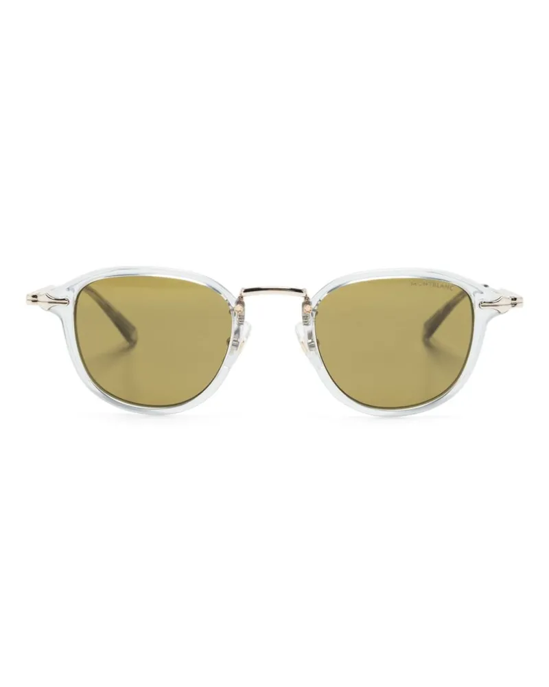 Montblanc Runde MB0336S Sonnenbrille Gold