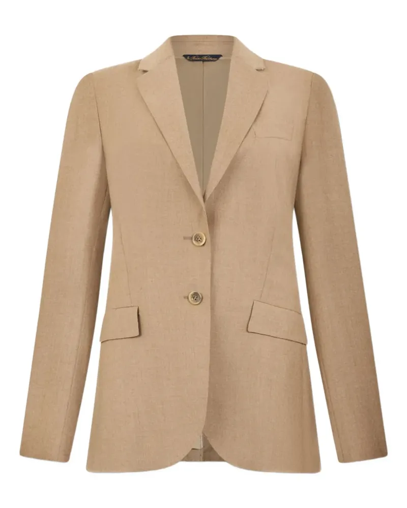 Brooks Brothers virgin-wool blazer - Nude Nude