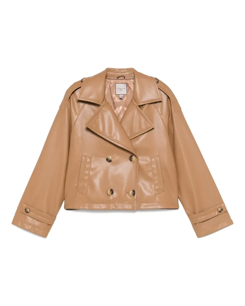 Urbancode Jacke aus Faux-Leder - Braun Braun