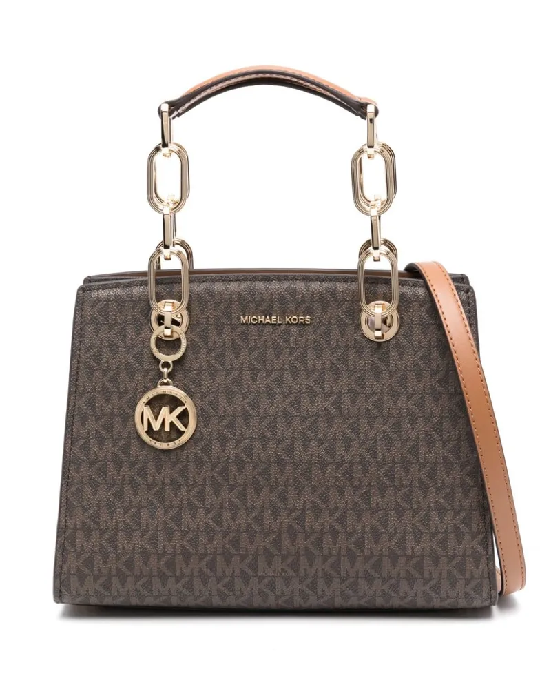 Michael Kors Kleine Cynthia Handtasche - Braun Braun