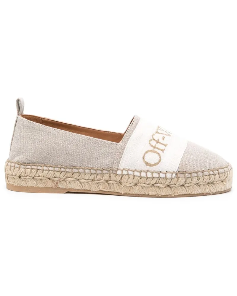 OFF-WHITE Bookish Espadrilles Nude