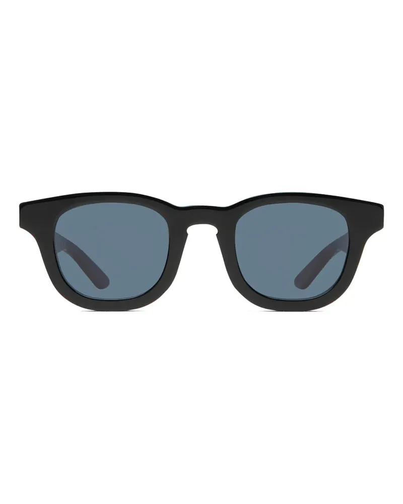 Thierry Lasry Sonnenbrille mit eckigem Gestell - Schwarz Schwarz
