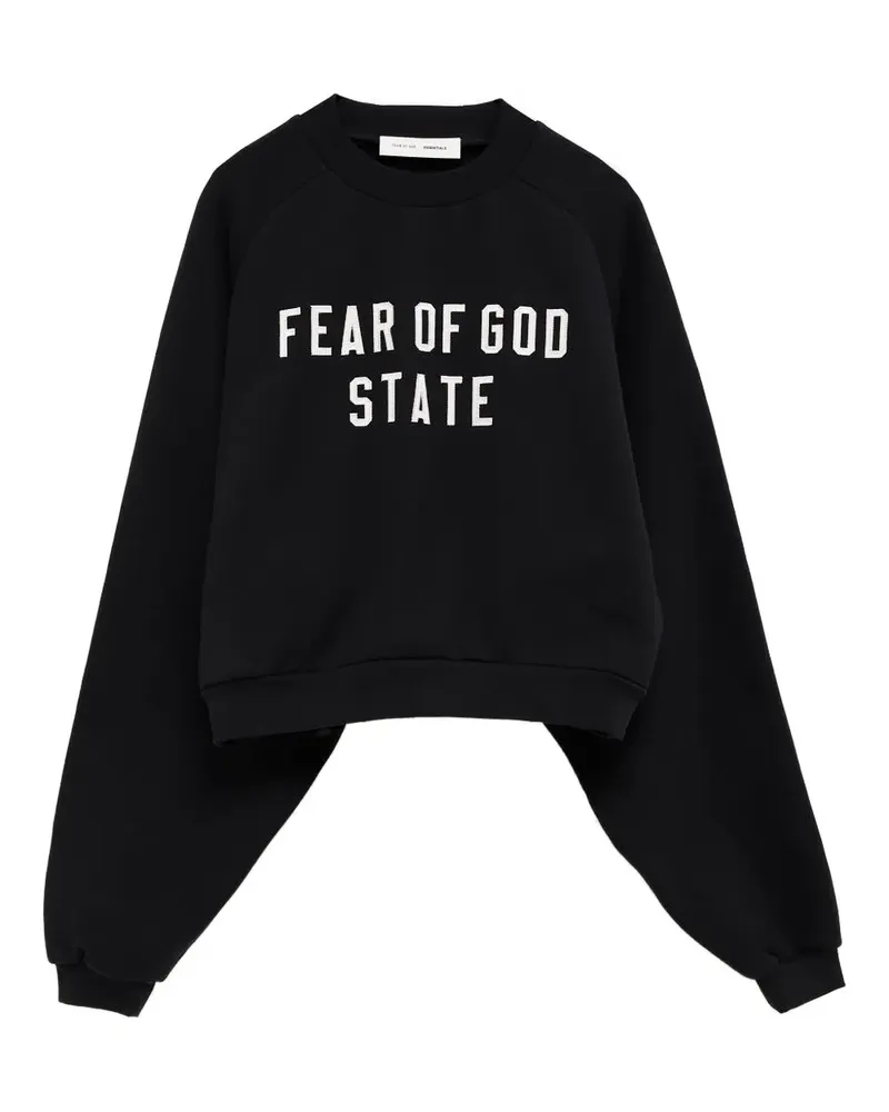 Fear of God Sweatshirt mit Stickerei - Schwarz Schwarz