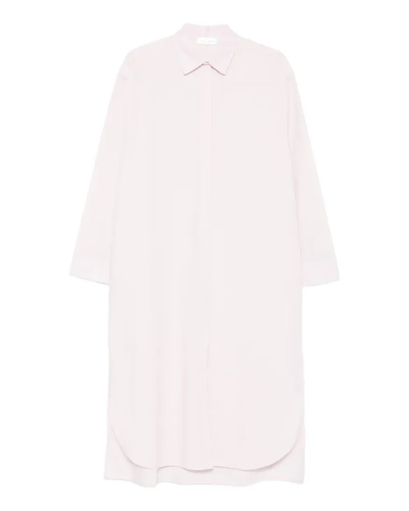 Roberto Collina collared midi dress - Rosa Rosa