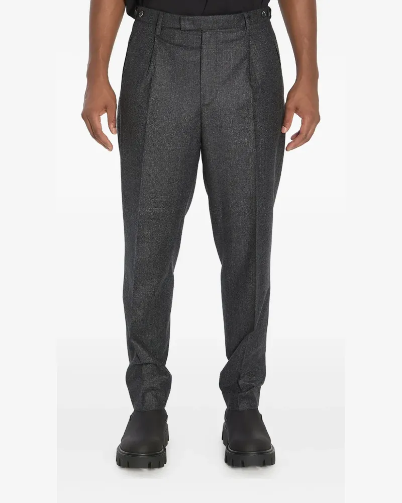 BARENA Masco Bita Wollhose mit Falten - Grau Grau