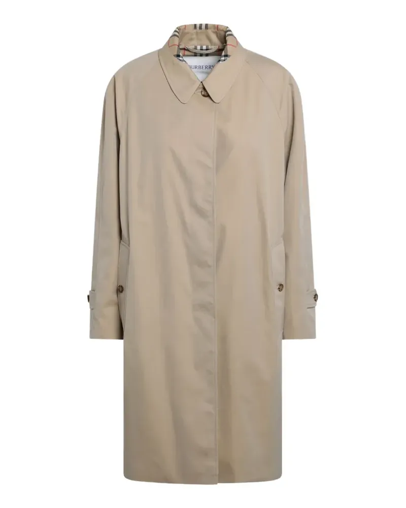 Burberry Trenchcoat mit verdecktem Verschluss - Nude Nude
