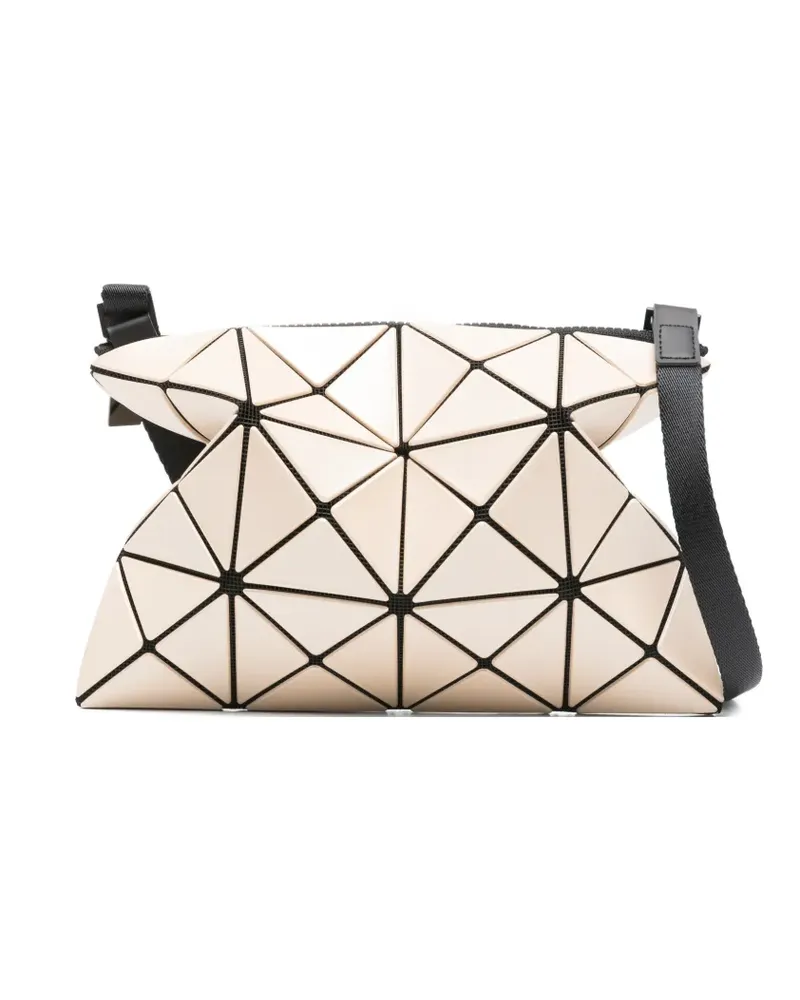 Issey Miyake Lucent metallic-effect messenger bag - Nude Nude
