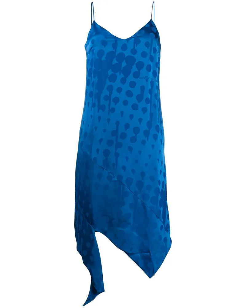 OFF-WHITE Kleid mit Jacquardmuster - Blau Blau