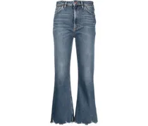 Slim-Fit-Jeans mit hohem Bund