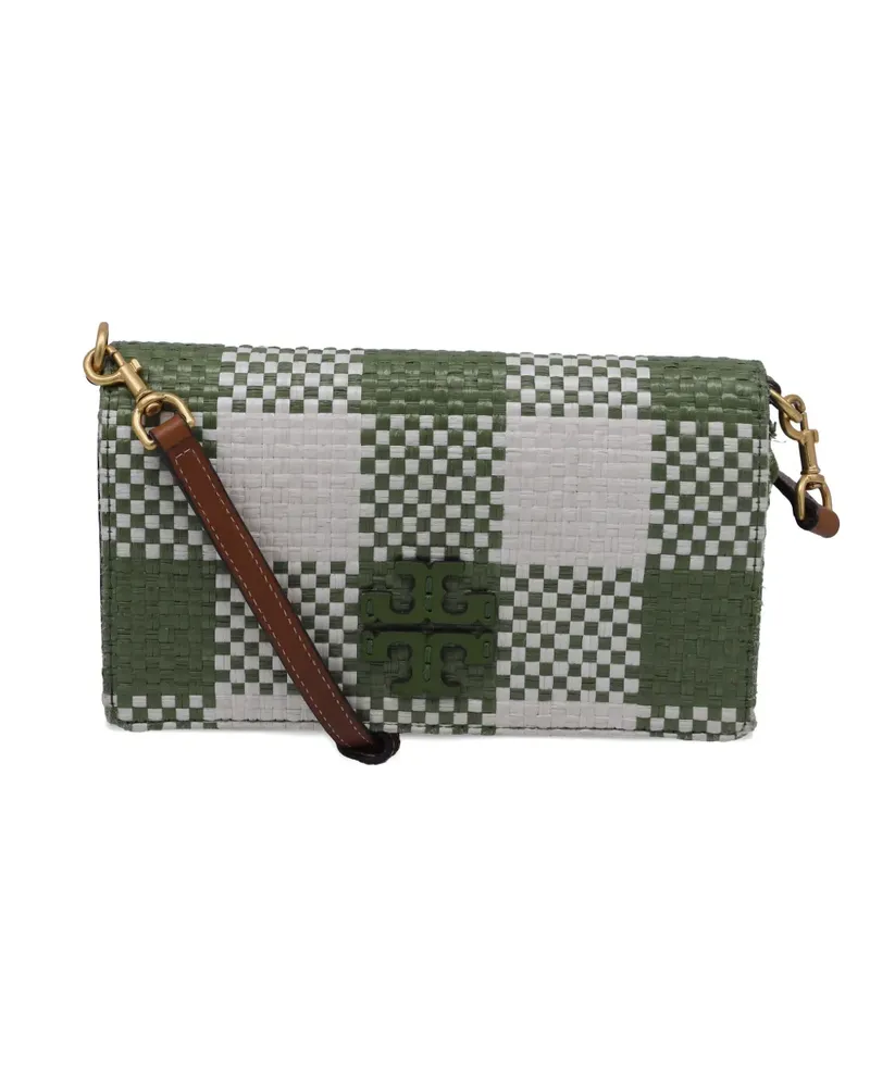 Tory Burch McGraw woven crossbody bag - Grün Grün