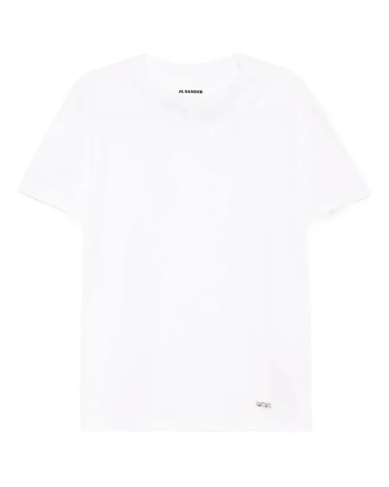 Jil Sander Klassisches T-Shirt - Weiß Weiß