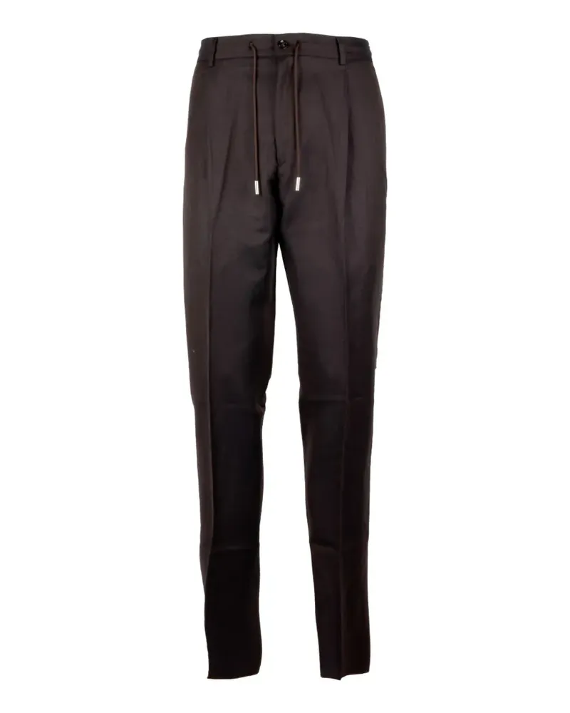 MOORER Anton-Fsr drawstring trousers - Braun Braun