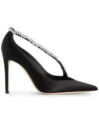 Giuseppe Zanotti Pumps mit Kristallen Schwarz