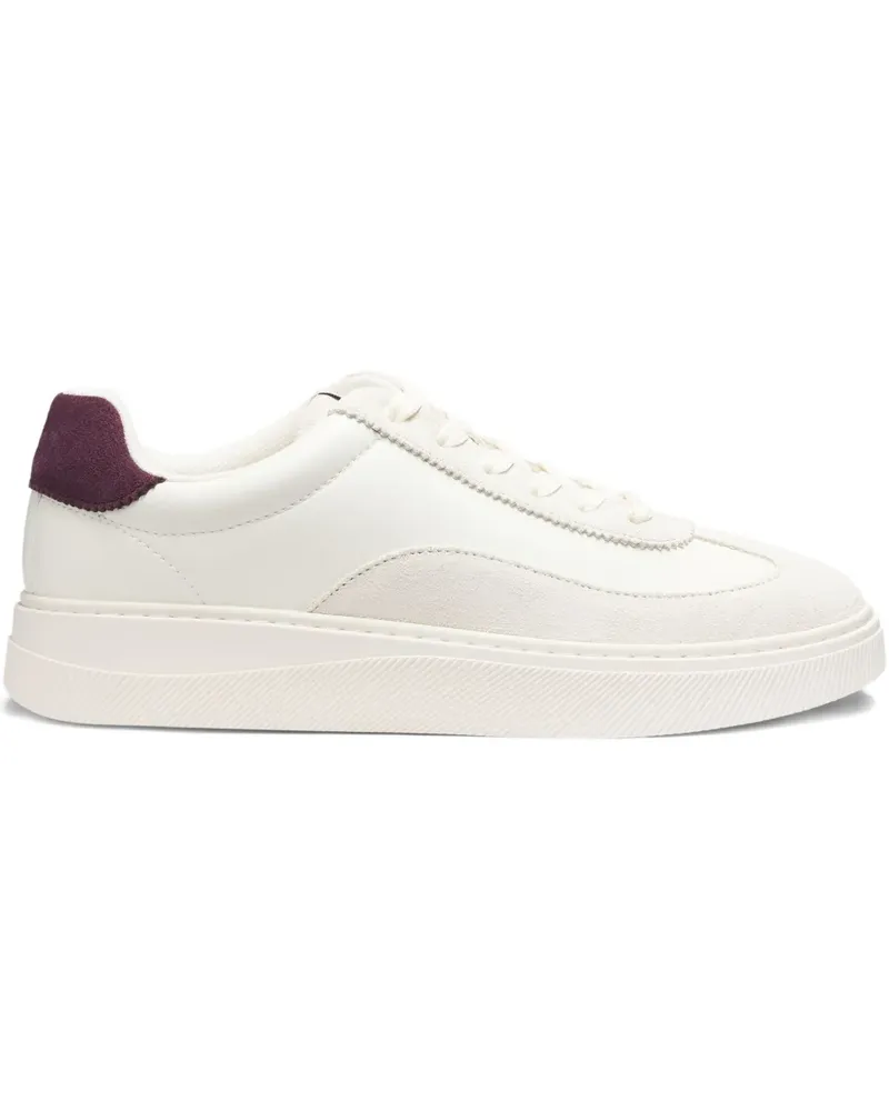 HUGO BOSS Sneakers mit Kontrasteinsätzen - Weiß Weiß