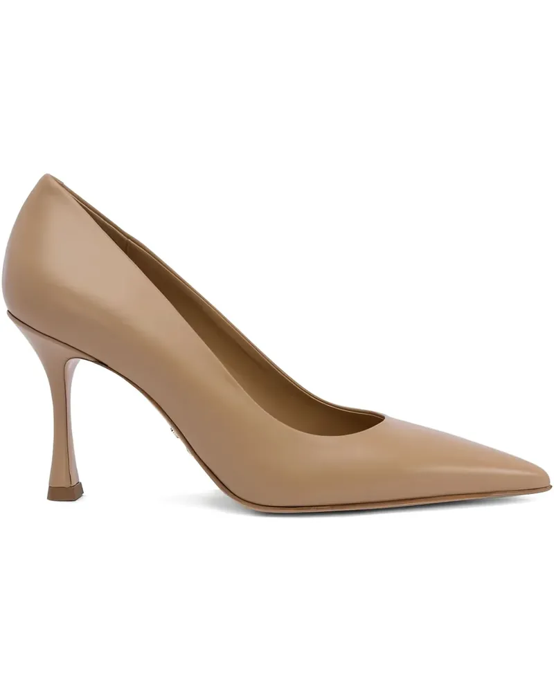 Sergio Levantesi Lederpumps mit spitzer Kappe - Nude Nude