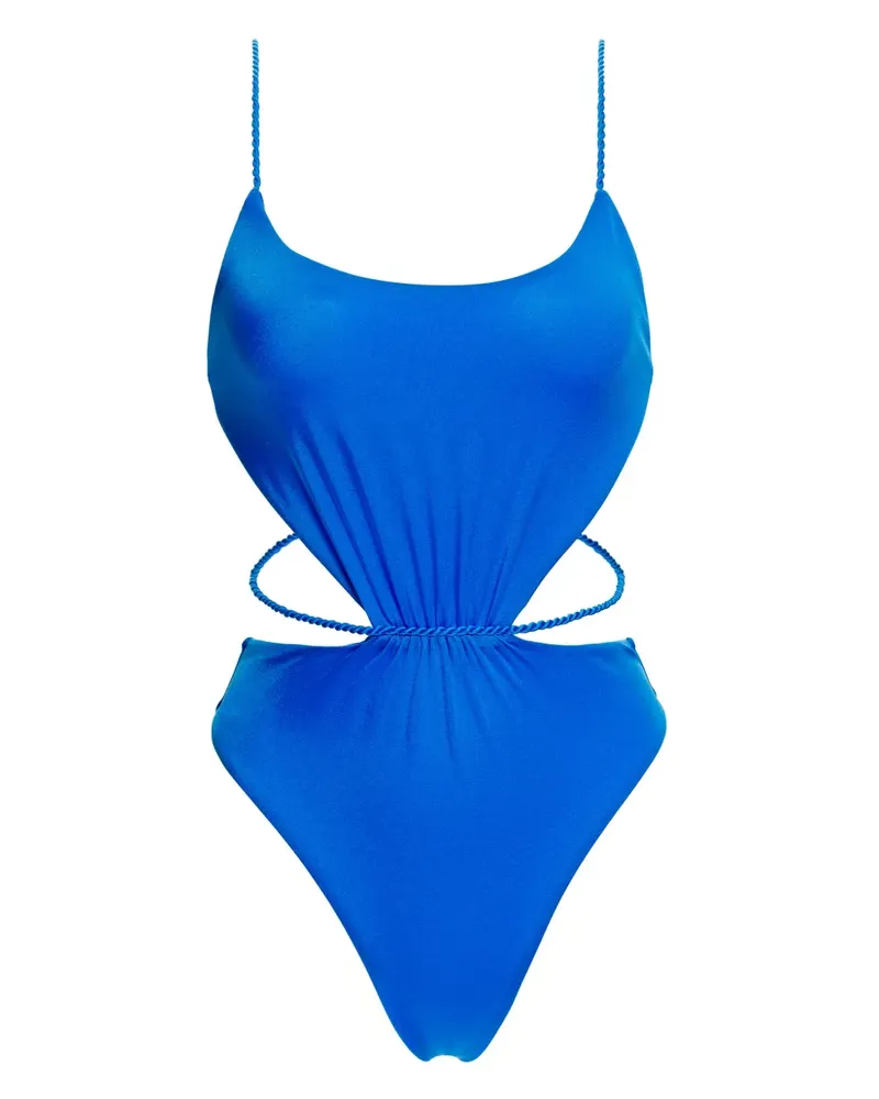 AGUA BENDITA Badeanzug mit Rückenausschnitt - Blau Blau