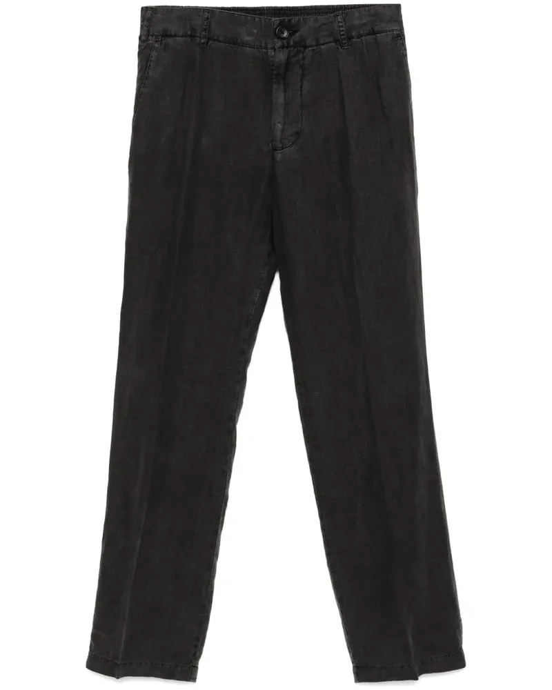 James Perse Hose aus Leinen - Grau Grau