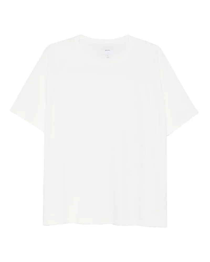 RHUDE Sweatshirt mit Logo-Stickerei - Weiß Weiß