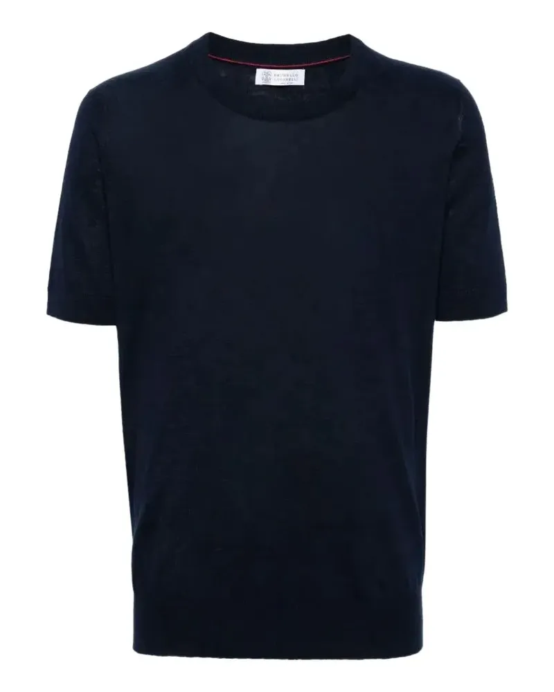 Brunello Cucinelli crew-neck T-shirt - Blau Blau