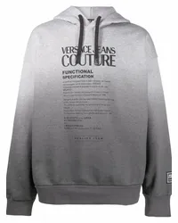 Versace Jeans Hoodie mit Farbverlauf Grau