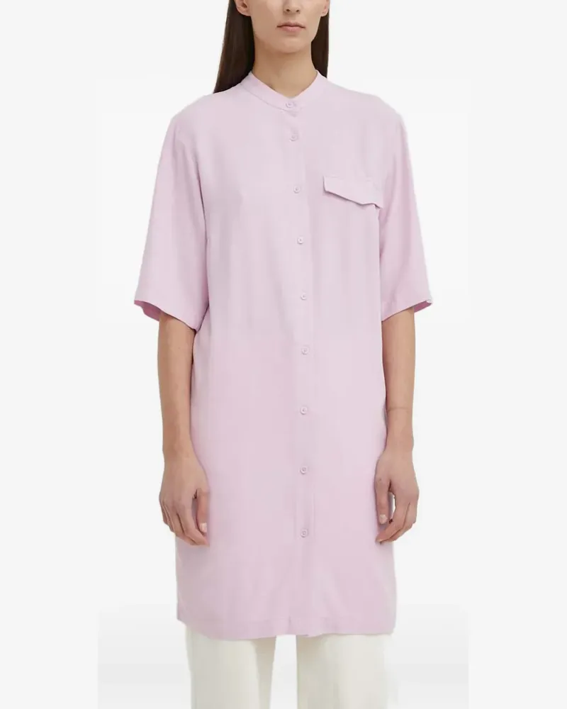 Marc O'Polo Kurzärmeliges Midikleid - Rosa Rosa