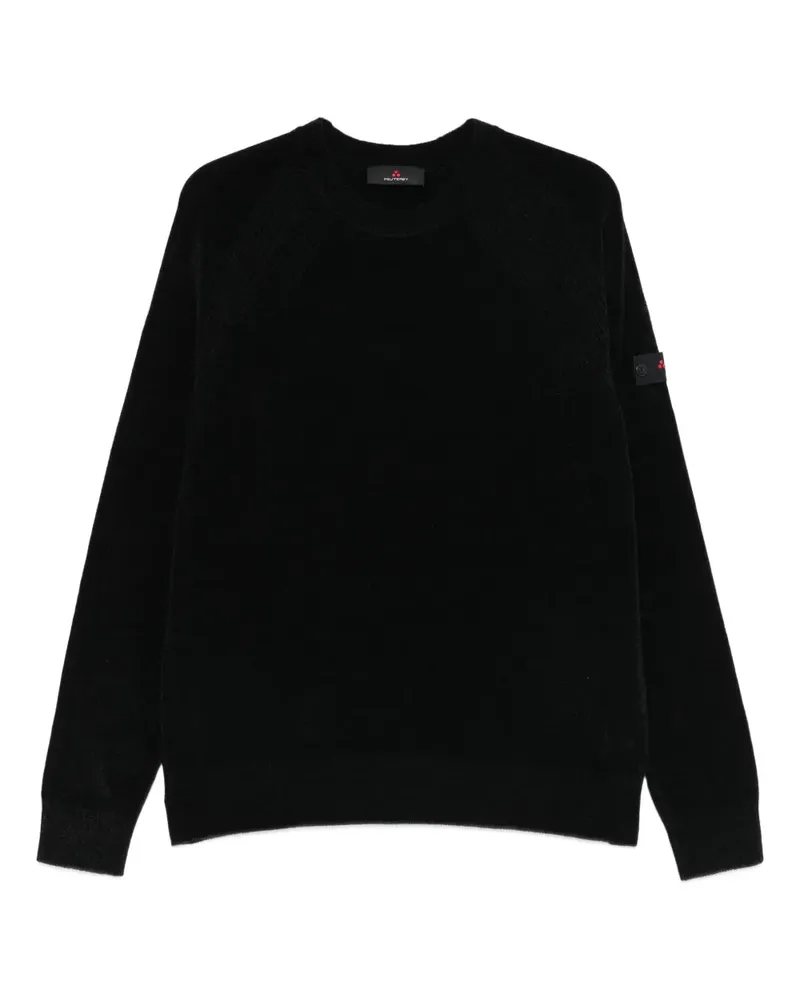 Peuterey Strukturierter Pullover - Schwarz Schwarz