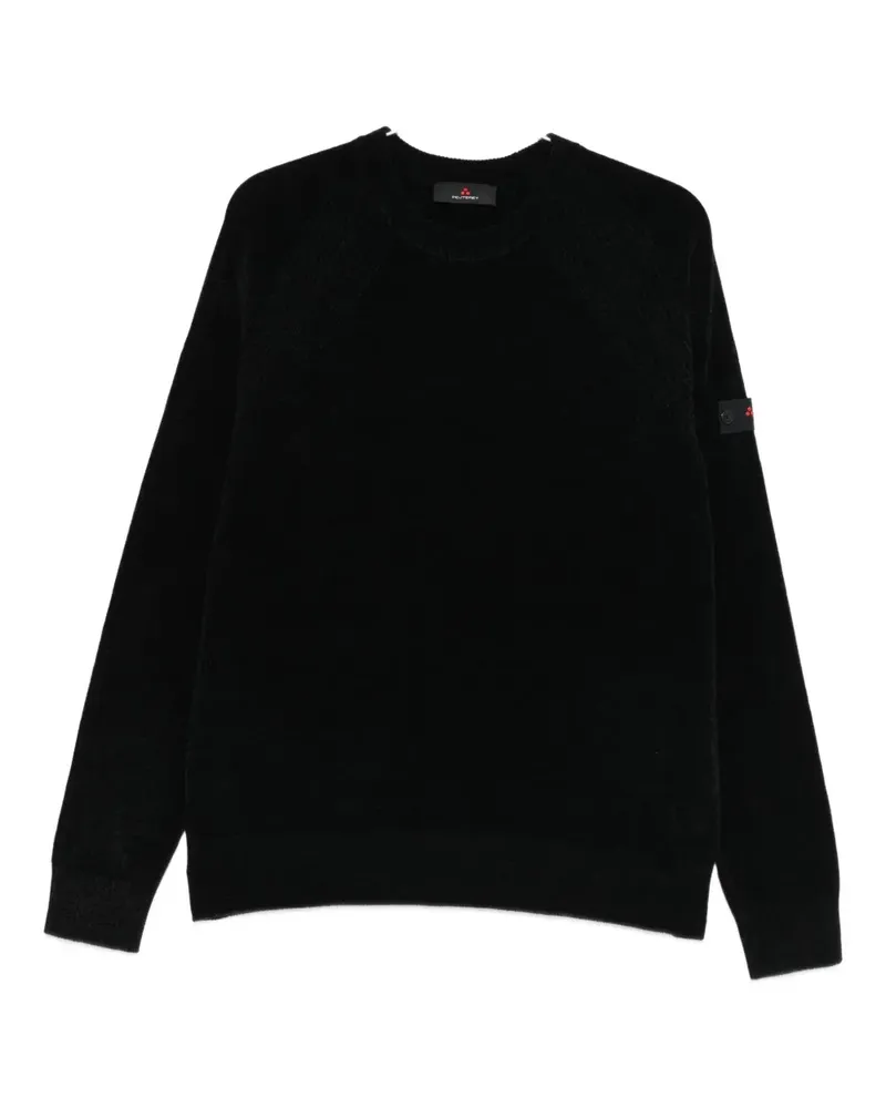 Peuterey Strukturierter Pullover - Schwarz Schwarz
