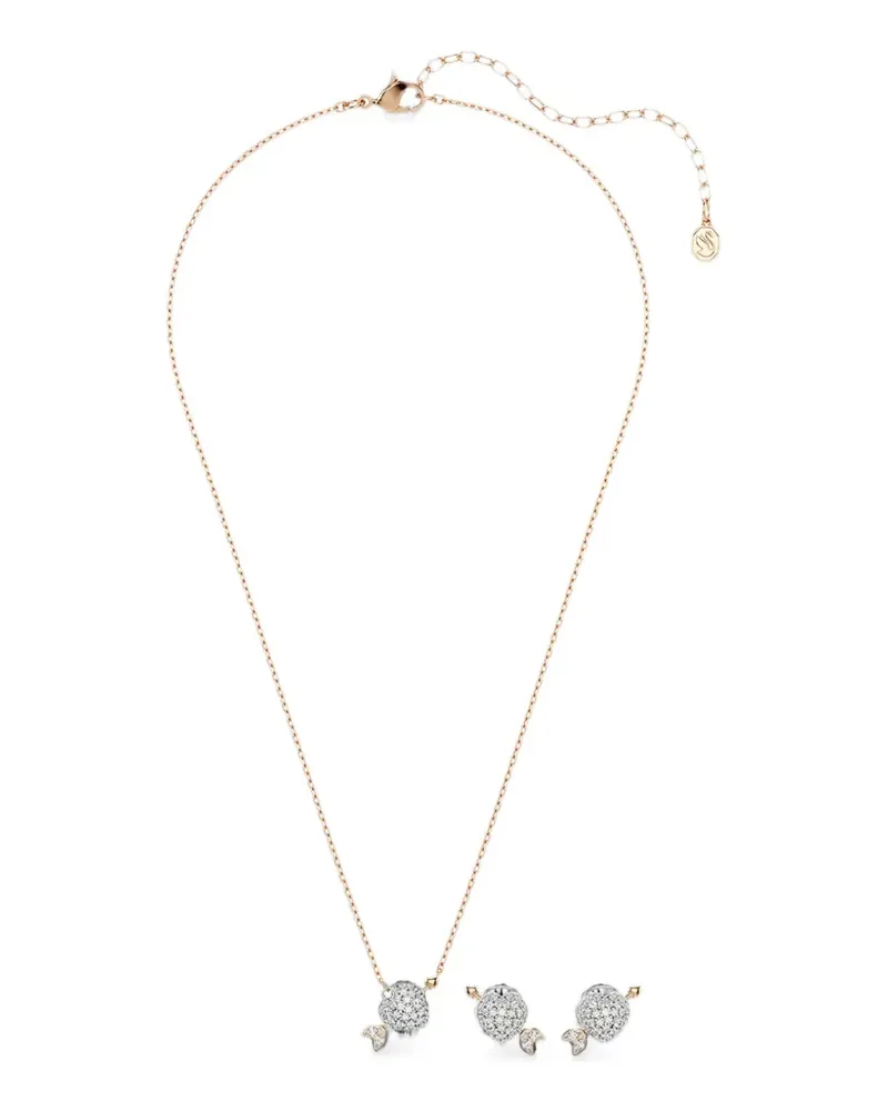 Swarovski Idyllia heart arrow jewellery set - Gold Gold
